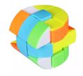 3x3x3 Magic Rubik's Cube block Cylinder Speed professional Puzzle Cube fidget toy | Gol Cube with Vivid Colors and Smooth Rotation. 