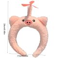 Lovely Cat Plush Animal Hairband Rabbit Pig Cartoon Headband Chicken Rotating Funny Hair Hoop Children. 