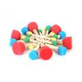Foam Pouncer Assortment-Sponge Painting Stippler Set 24/pkg-Foam Brush Value Pack-6(1/2 inch),6(3/4 inch),6(1-3/16 inch)6(1-3/4 inch). 