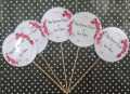 Customize Qabool hai topper with names 12pcs - Pack of 12 Customize Name Nikkah Cupcake and Mithai Toppers - Qubool Hai Mithai Toppers with Name - Customize Mithai toppers Pack of 12. 