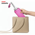 300ml Nasal Rinse Wash Push Button Self Draining Neti Pot For Congestion Sneezing Pollution Flu Cold Smog Dry Passage and Allergy With Two Color Options of Blue and Purple Waterpulse NetiPot by SZASELLS. 