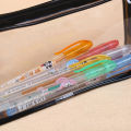 Soft Plastic Transparent Pencil Case Student Pvc Clear Pen Bag Transparent Bag. 