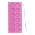 Net red lollipop mold silicone round handmade diy home homemade star candy mold cheese lollipop paper stick. 