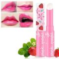 pack of 3 - Lipstick Strawberry Flavor Changeable Color lip balm. 
