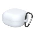 For New Samsung Galaxy Buds Live/Pro Solid Color Anti-fall Earphone Protective Case with Hook. 