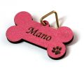 Wooden Bone Shape Is For Dogs & Cats. 