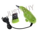 Mini Vacuum USB Keyboard Cleaner Laptop Brush Dust Cleaning. 