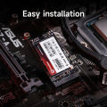 KingSpec M.2 SATA SSD SATA3 128GB 256gb 512GB 1TB 2TB M2 mini SSD Hard Drive for Laptop Desktop. 