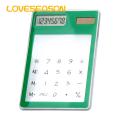 Transparent Calculator 8-digit Solar Power Calculator for Home School Office Use Transparent Display Buyers' Choice Easy-to-use 8-digit Calculator. 