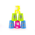 PinShang 12pcs Speed-Stacks Mini Stacking Cup Multi-color Speed Stacking Cup. 