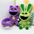 【Exclusive Offer】 Monter Catnap Pluh Horror Animal erie Purple Cat Doll Pluh Toy. 