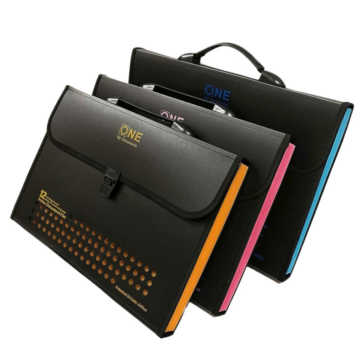 Portable FC Document Bag Handheld Business Expanding Bag File Folder Storage Organizer School Student Test Paper Holder Pack