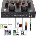 Condenser Microphone BM800 Full Kit & Adjustable MIC & V8 Sound Card & Suspension Scissor Microphone stand. 