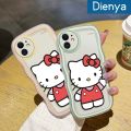 dienya For Huawei Mate 30 Pro Case Cartoon Hello Kitty Pattern Colorful Lovely Cream Wave Border Soft Clear Shockproof Phone Cases Creative Camera Transparent Casing Simple Silicone Protective Cover. 