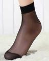 Pack Of 10 Pairs Black Stocking Socks. 