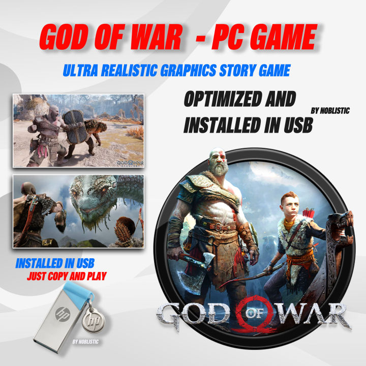 USB 128gb with free God Of War -PC- Installed ready to Play Game - Just ...