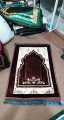 brown prayer mate mate Premium Quality Quilted Foam Orthopedic Padded Foam Muslim Prayer Rug / Thick Islamic Janamaz Carpet / Jainama. 