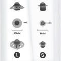 Hearing Aid Domes for Phonak Marvel & Paradise RIC BTE Models SDS 4.0 Small Open Dome 6mm 20 Pcs Pack,Small. 