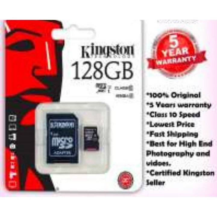 Kingston 128 GB - Original Memory Card - Brand Warranty | Daraz.pk