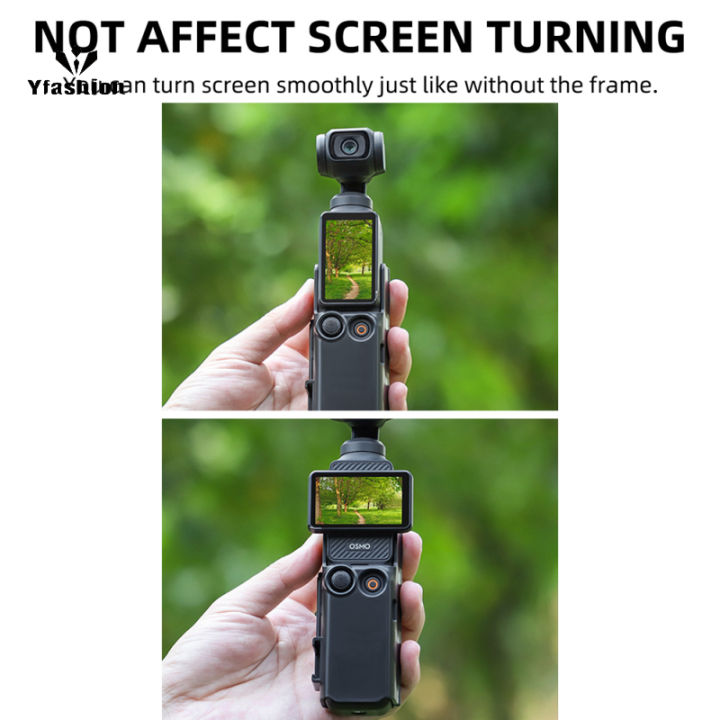 Camera Adapter Expansion Handle Protective Frames Adapter Conversion Adapter Compatible For DJI OSMO Pocket 3