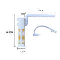 Quasar Gentle Water Flow Fish Tank Filter Silent Aquarium Filter Pump with Adjustable Outlet Angle High-efficiency 3-in-1 Water Pump for Fish Tank Low Noise Oxygen Aerator Wave Maker Submersible Internal. 