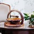 Iftar Fruit Basket | Wooden Foldable Fruit Basket for Kitchen & Dining Table Decoration | Multipurpose Wooden Foldable Fruit Basket | Elegant Wooden Fruit Basket - Foldable & Perfect for Iftar | Daraz.pk Exclusive. 