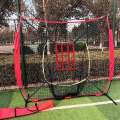 MeterMall Baseball & Softball Practice Hitting & Pitching Net Light Weight Portable For All Skill Levels Easy Fold Up Fiberglass Frame. 