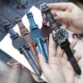 Retro Handmade Men's Wrist Watch Band 18mm 19mm 20mm 21mm 22mm Leather Cuff Watch Strap Business Watch Band Universal. 