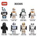 Single Sale Star War Figures Building Blocks ARC Trooper Clone Shadow Trooper Imperial Stormtrooper Sandtrooper Assemble Bricks for Children Boys Gift Toys X0305. 
