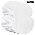 10Pcs Disposable Non-woven Invisible Armpit Sweat Absorbent Stickers / Deodorant Fabric Cotton Underarm Care Absorb Sweat Self-adhesive Pads. 
