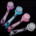 Non-electric Exfoliating Facial Brush Skin Care Soft Scrub Plastic With Handle-random. 