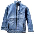 Zipper Denim Jacket. 
