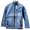 Zipper Denim Jacket. 