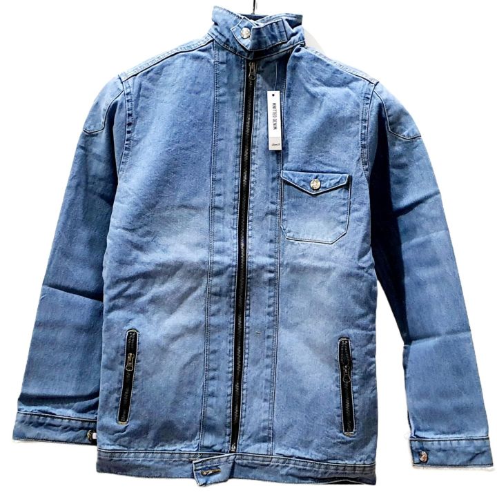 Zipper Denim Jacket