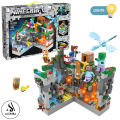 Minecraft Building Blocks Set For Kids With LED Lights 340 Pcs – No.10003 – For Ages 6+. 