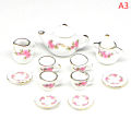 11Pcs 1:12 Dolls House Miniature Mugs Dish Cups Pot Set Toys Dollhouse Accessory. 