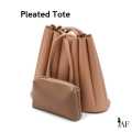 Pleated Tote Bag. 