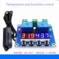 M452 DC 12V LED Digital Thermostat Temperature Humidity Control Thermometer Hygrometer Controller Relay Module AM2301 Probe ZFX-M452  For Incubator parts. 