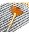 G15 15Pcs Paint Brush Different Shape Nylon Hair Brush Set For Painting. 