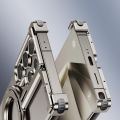 Metal Frameless Case for Samsung Galaxy S24 Ultra S23 Ultra with Magnetic Kickstand. 