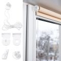 Roller Blind Fittings Kit, Roller Blinds Brackets with Beaded Chain, Curtain Roller Accessories for Windows Replacement. 
