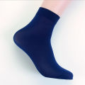 Cheng Heng 10 pairs/bag new hot sale summer men's socks thin section casual socks silk socks 5 colors Men's middle tube socks. 