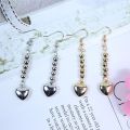1 Pair Anime Earrings Ear Clips Heart Round Bead Earrings Gifts Cosplay Costume Prop Drop Earring Anime Jewelry Fans Gift. 
