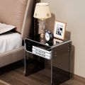 Acrylic Nightstand and Side Table - Translucent 3 Color Options - Modern Design Home Decor. 