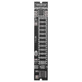 Dual 12 Music Level Indicator LED Spectrum VU Meter Amplifier(DIY). 