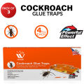Pack of 3 WBM Cockroach Glue Trap | Cockroach Killer Gel. 