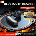 【COD+Original+Ready stock】Xiaomi M36 Wireless Bluetooth 5.2 Earphone Bone Conduction Headphones Open Ear Headphones Single Ear Headphone Non-In-Ear Earbuds HD Stereo Headset Sweat-proof Earphones Waterproof. 