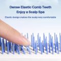Self Cleaning Hair Brush, One-Click Cleaning Telescopic Hair Comb, Anti-Static Telescopic Hairbrush, Anti-Hair Entangled Automatic Cleaning Portable Comb- Pink. 