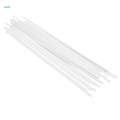 2X 20pc ABS Plastic White Square Rod for Architecture Model Making DIY 3x250mm. 