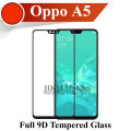 Oppo A5 Full Black 9D/5D/10D/11D/6D Tempered Glass Screen Protector Edge to Edge Full Glue Premium Quality Glass For Oppo A5. 
